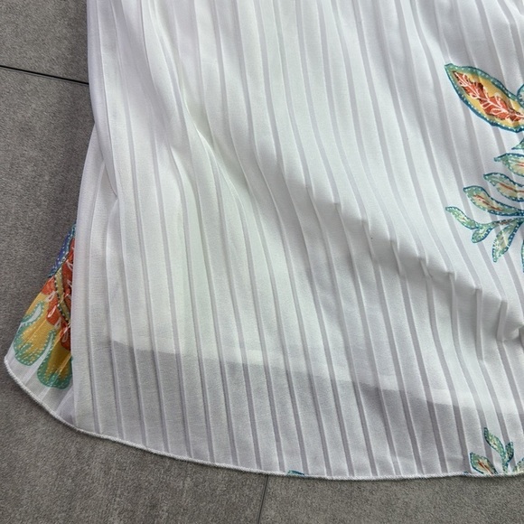 🔆O’NEILL🔆 JUNIA MIDI DRESS FLORAL WHITE Non-wrinkle comfortable beautiful - Picture 8 of 16